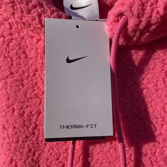 Nike Therma-Fit Pullover Fleece Hoodie Jacket Pink size Small Nike - Picture 8 of 11